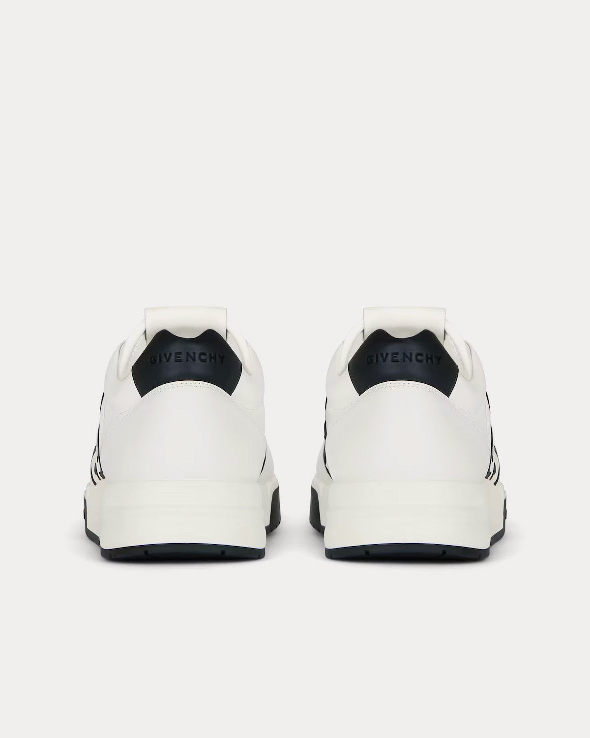 Givenchy G4 Leather White / Black Low Top Sneakers - 3