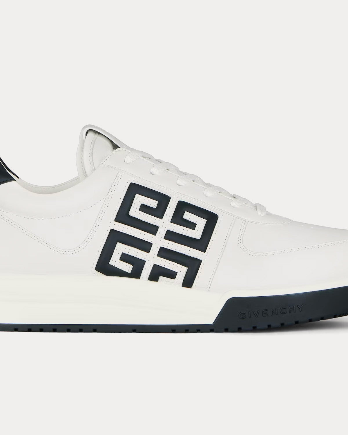 Givenchy G4 Leather White / Black Low Top Sneakers - 5