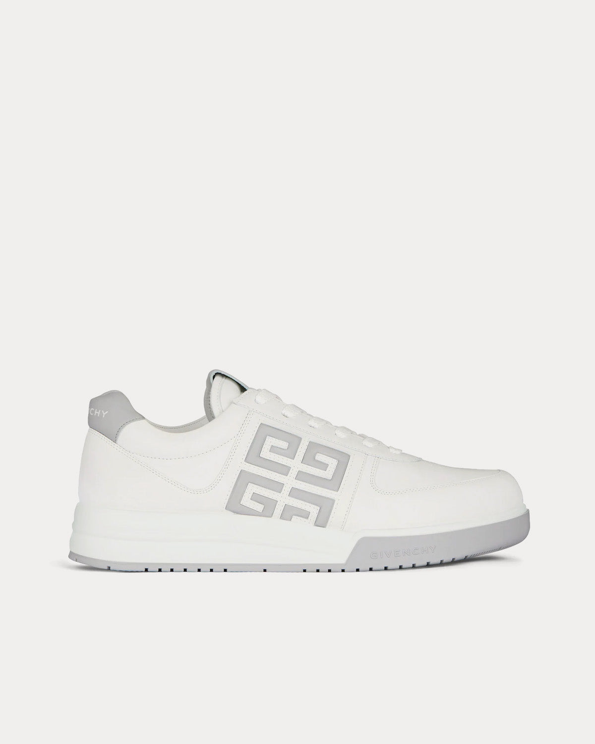 Givenchy G4 Leather White / Grey Low Top Sneakers - 1