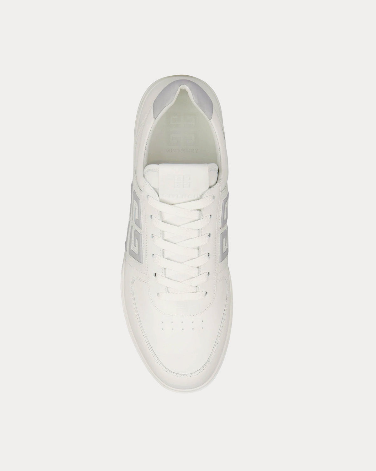 Givenchy G4 Leather White / Grey Low Top Sneakers - 2