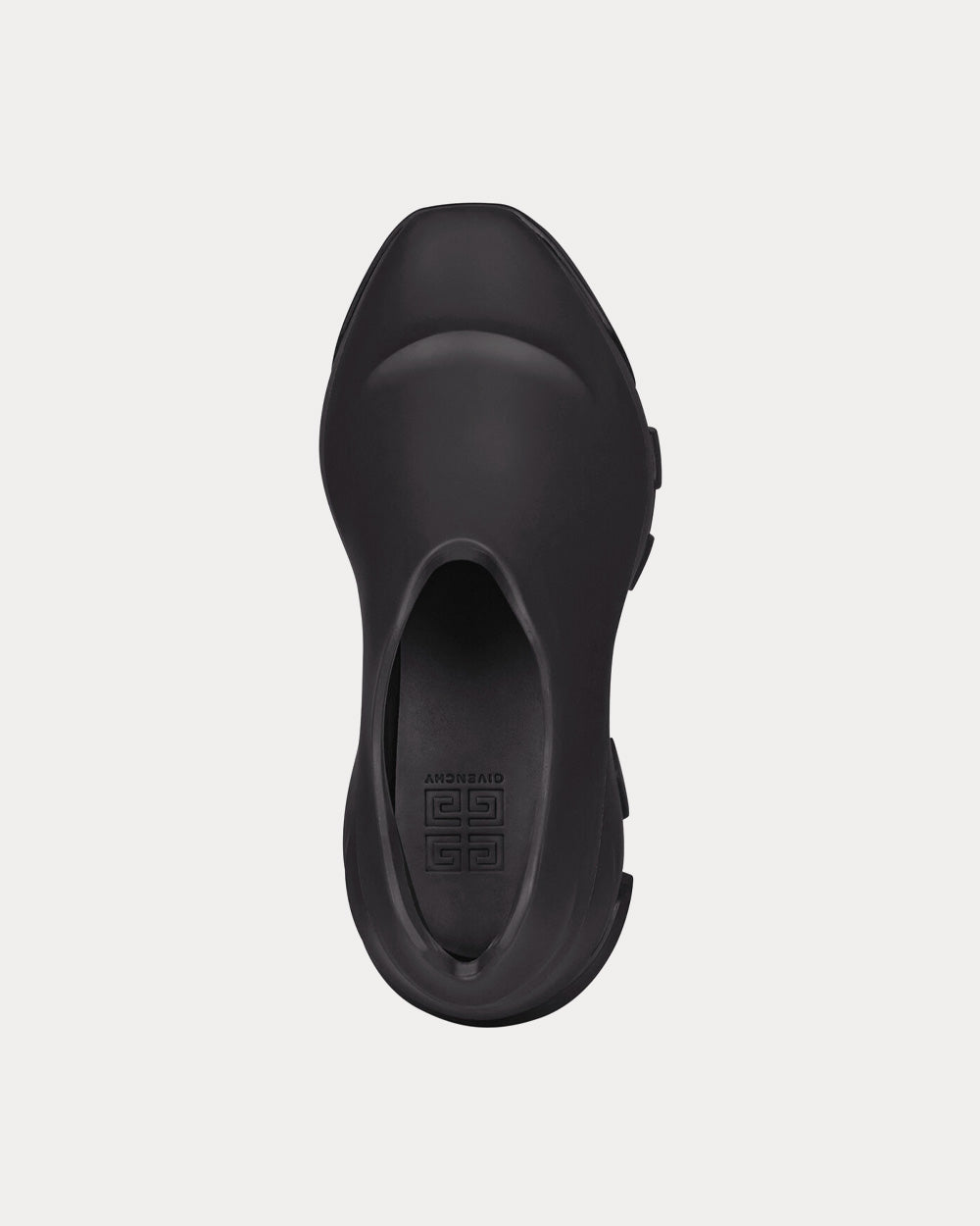 Givenchy Monumental Mallow Rubber Black Slip On Sneakers - 2