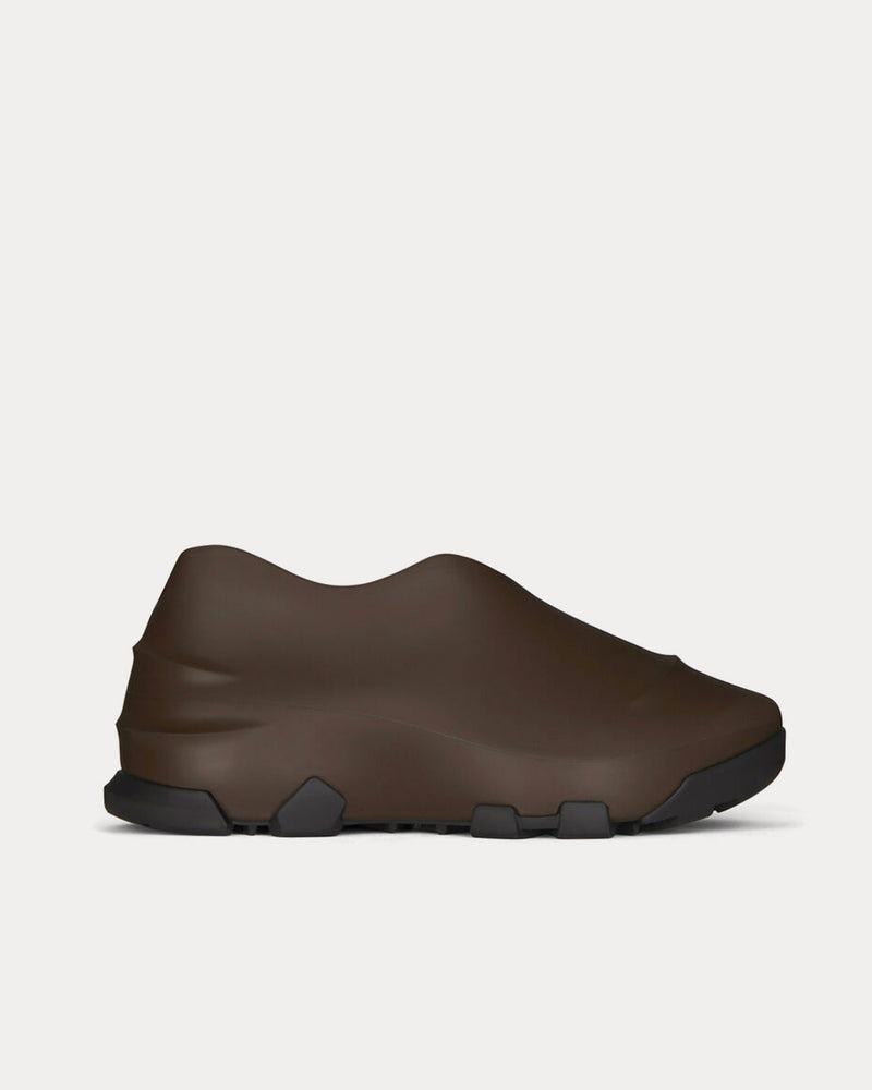 Givenchy Monumental Mallow Rubber Brown Slip On Sneakers - 1