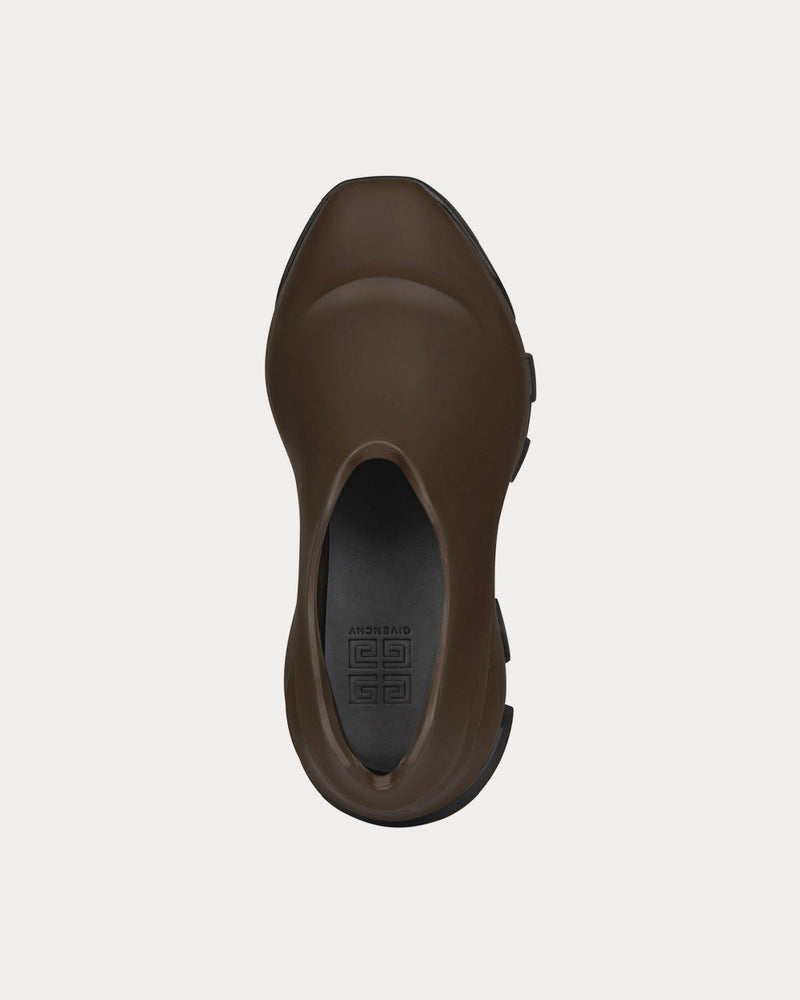 Givenchy Monumental Mallow Rubber Brown Slip On Sneakers - 2