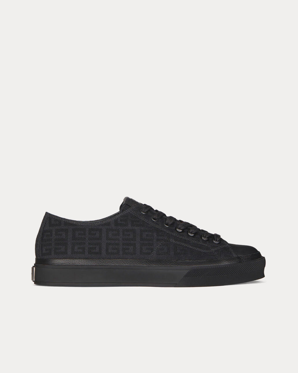 Givenchy City in 4G Jacquard Black Low Top Sneakers - 1