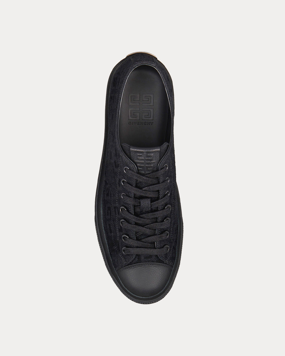 Givenchy City in 4G Jacquard Black Low Top Sneakers - 2