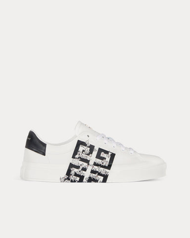 Givenchy x Disney 101 Dalmatians City Sport Leather White / Black Low Top Sneakers