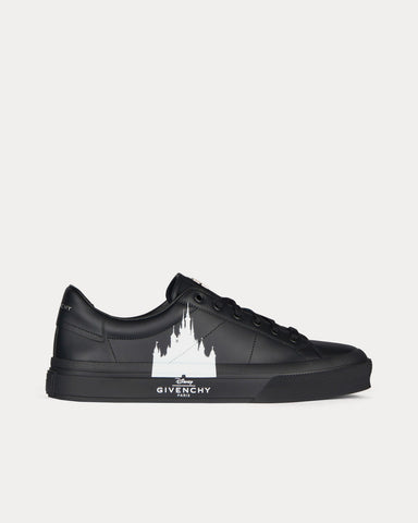 Givenchy x Disney Disney Castle City Sport Leather Black / White Low Top Sneakers