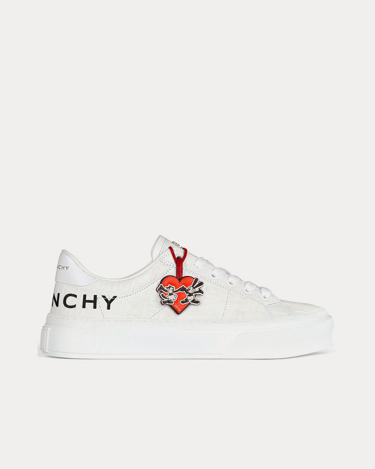 Givenchy x Disney City Sport Oswald Leather White Low Top Sneakers - 1