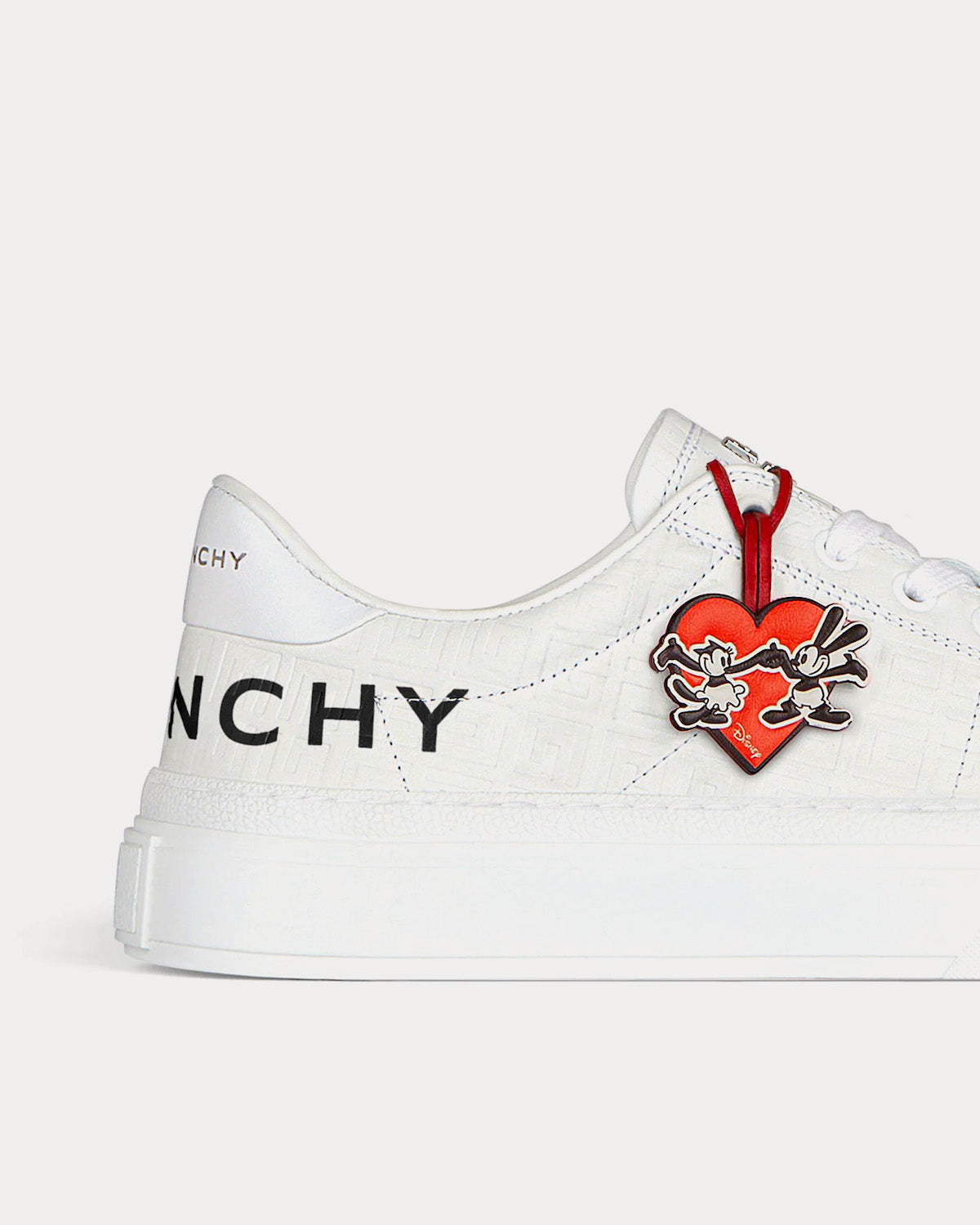 Givenchy x Disney City Sport Oswald Leather White Low Top Sneakers - 4