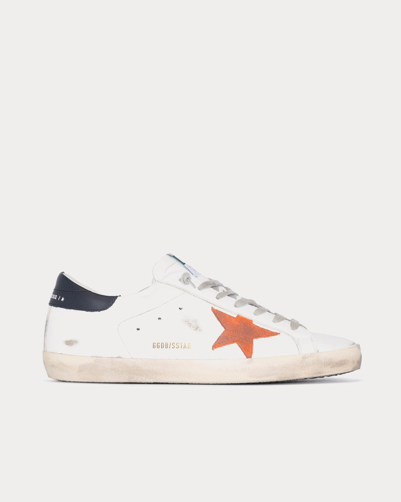 Golden Goose Super-Star Leather White Low Top Sneakers - 1