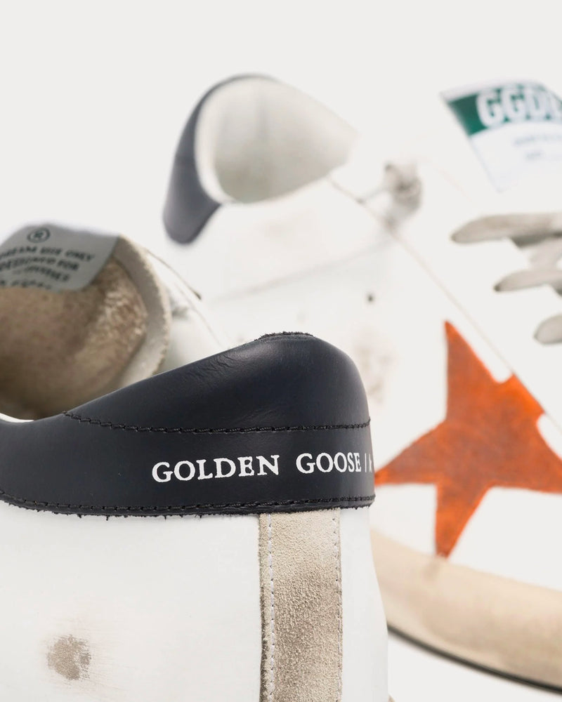 Golden Goose Super-Star Leather White Low Top Sneakers - 3