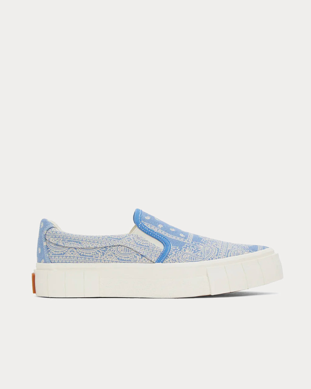 Good News Paisley Yess Blue Slip On Sneakers - 1