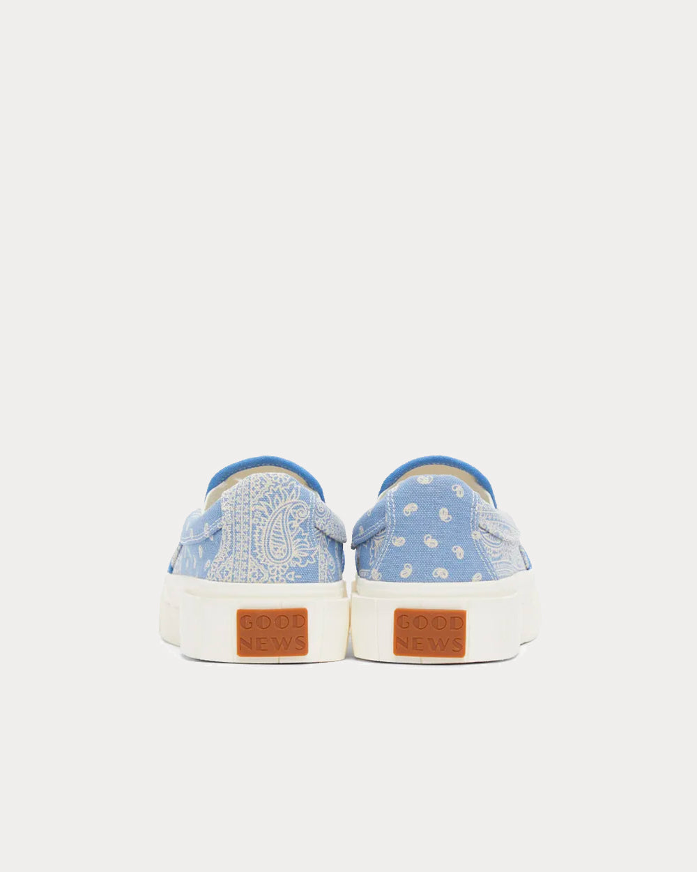 Good News Paisley Yess Blue Slip On Sneakers - 4