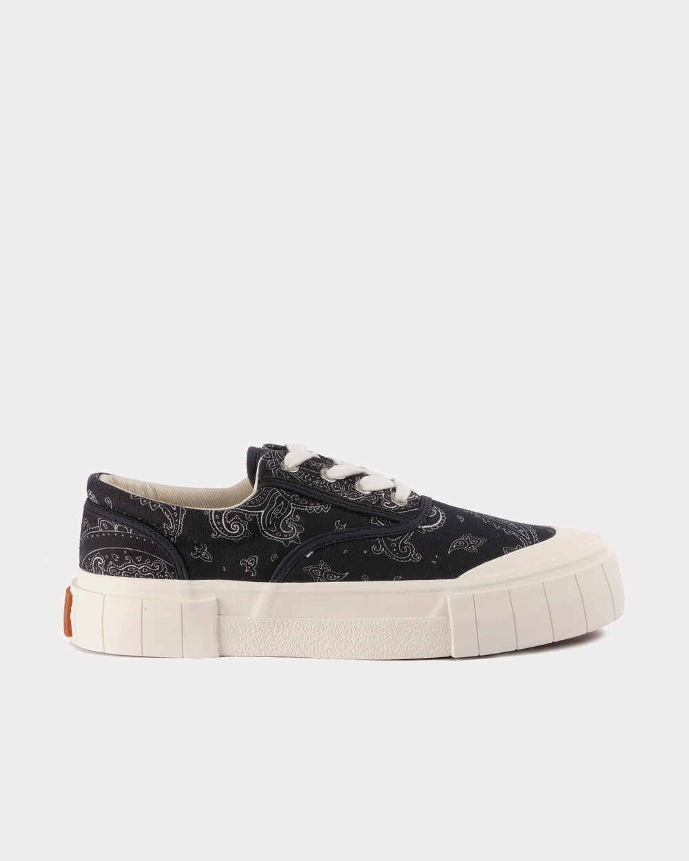 Good News Opal Paisley Black Low Top Sneakers - 1