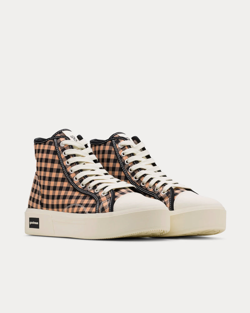 Good News Juice Check Brown High Top Sneakers - 2