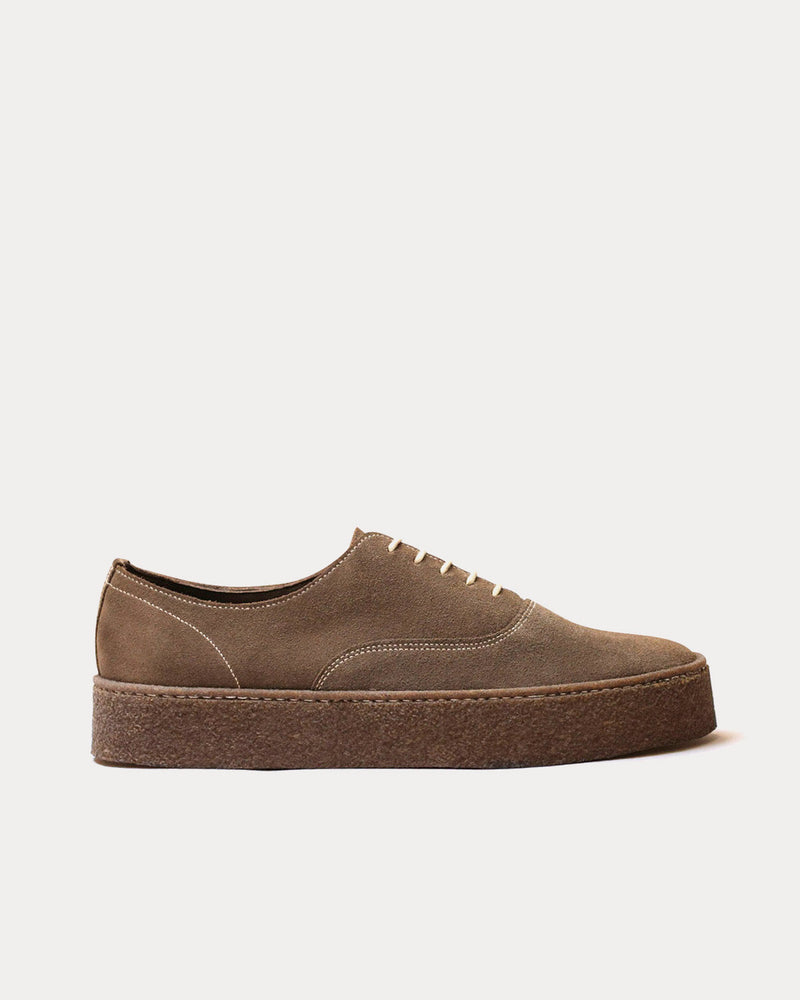 Grenson M.I.E. Oxford Taupe Low Top Sneakers - 1