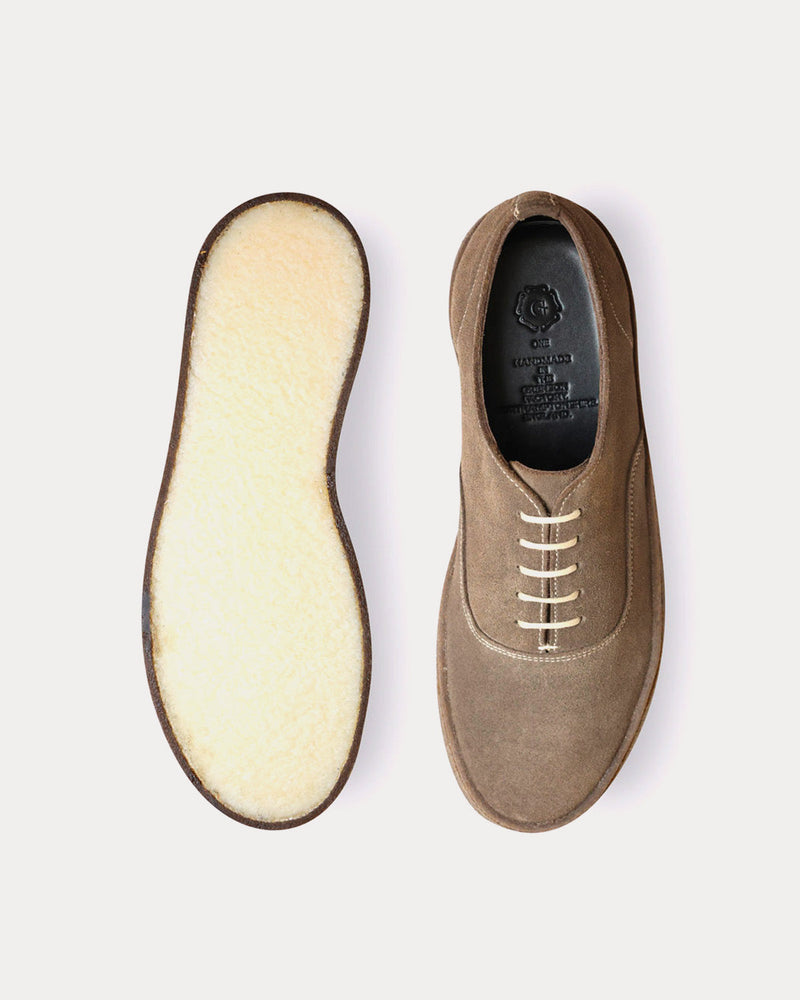 Grenson M.I.E. Oxford Taupe Low Top Sneakers - 2