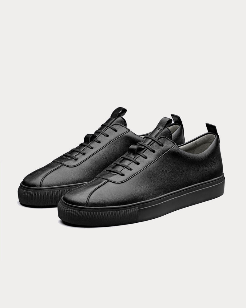 Grenson Sneaker 1 Vegan Black Low Top Sneakers - 2