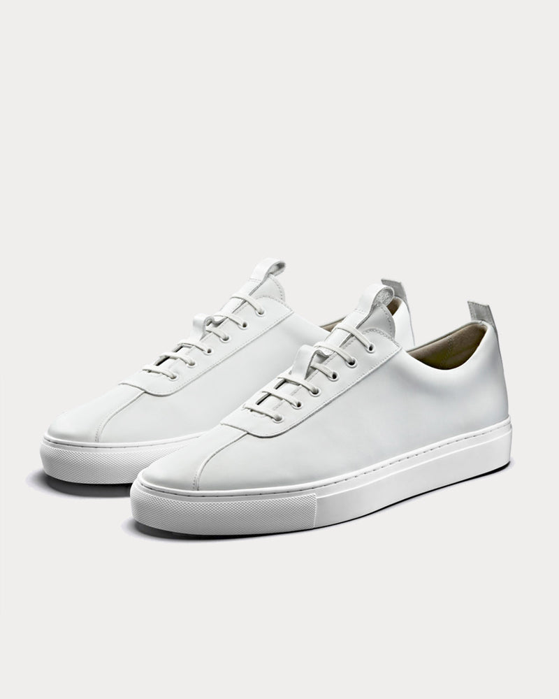 Grenson Sneaker 1 Vegan White Low Top Sneakers - 3