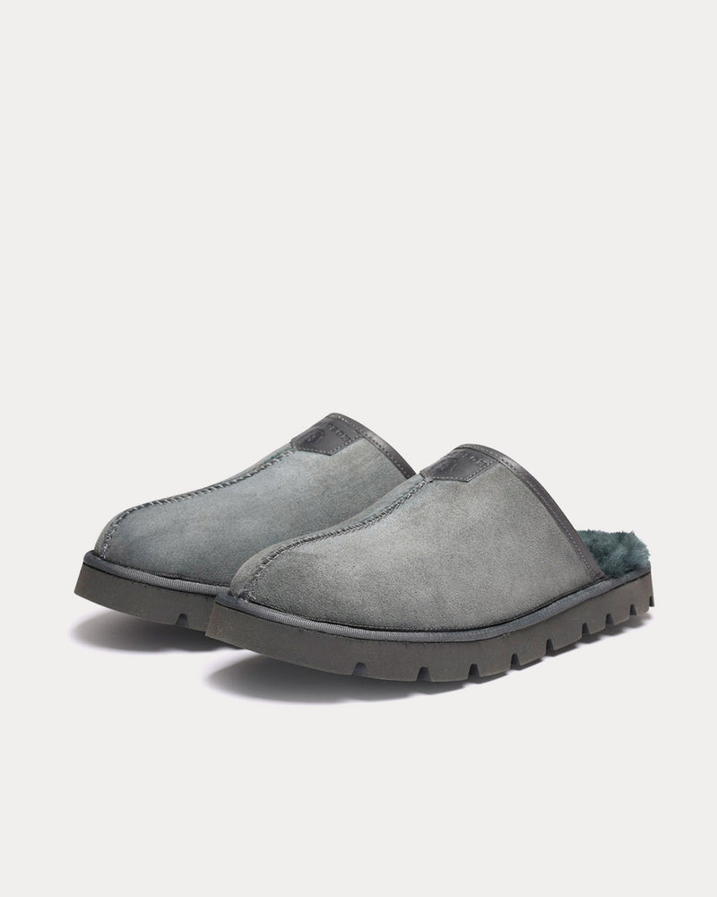 Grenson Wainwright Shearling Smoke Slip Ons - 3