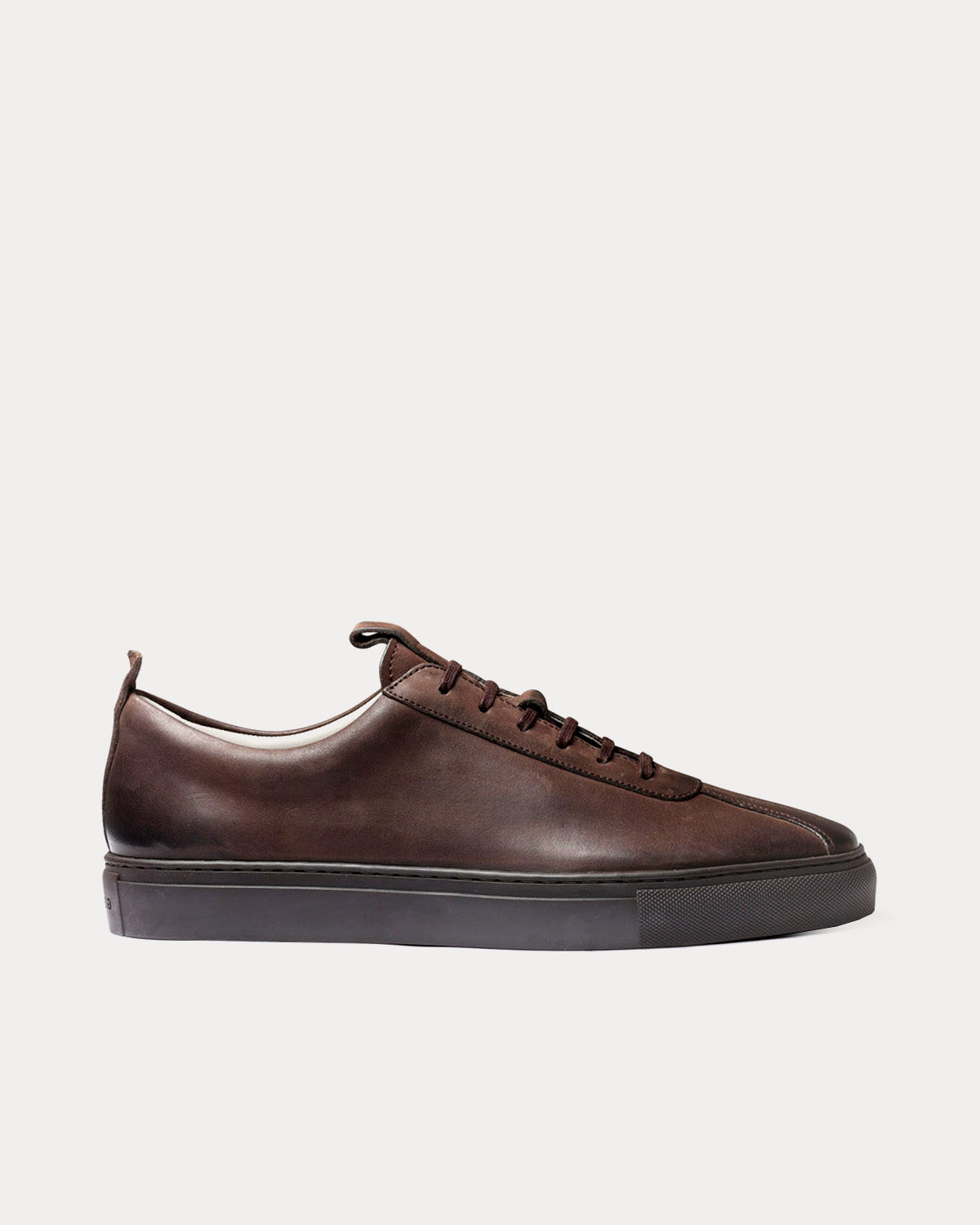 Grenson Sneaker 1 Nubuck Brown Low Top Sneakers - 1