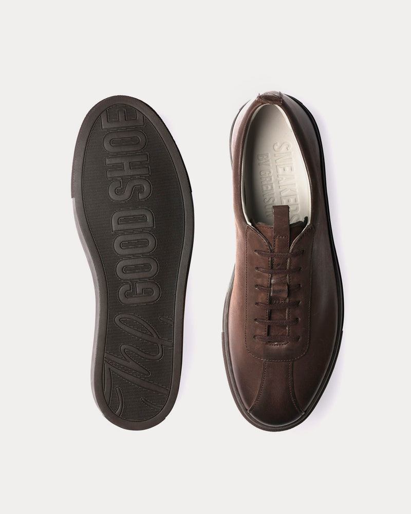 Grenson Sneaker 1 Nubuck Brown Low Top Sneakers - 2