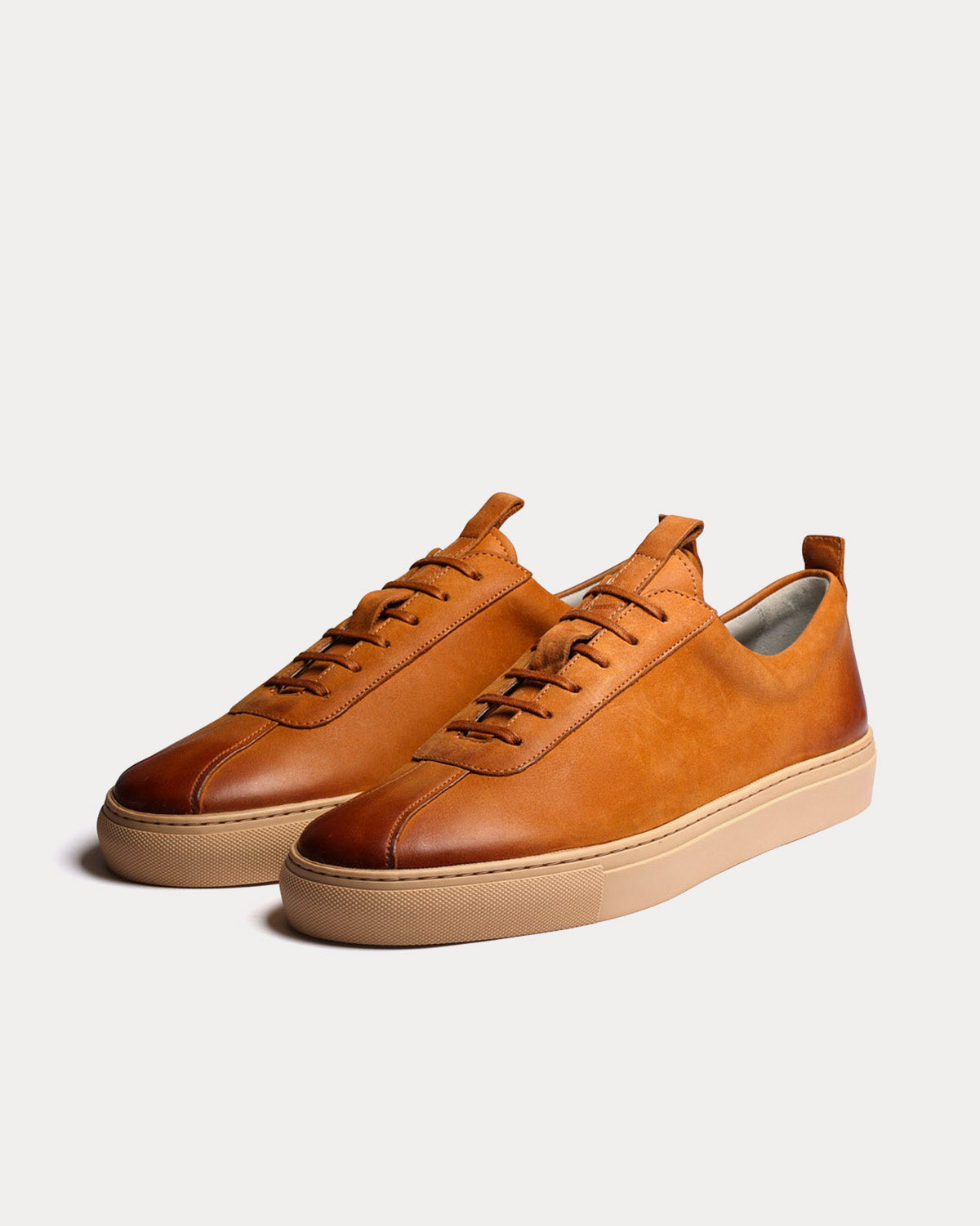 Grenson Sneaker 1 Nubuck Ginger Low Top Sneakers - 3