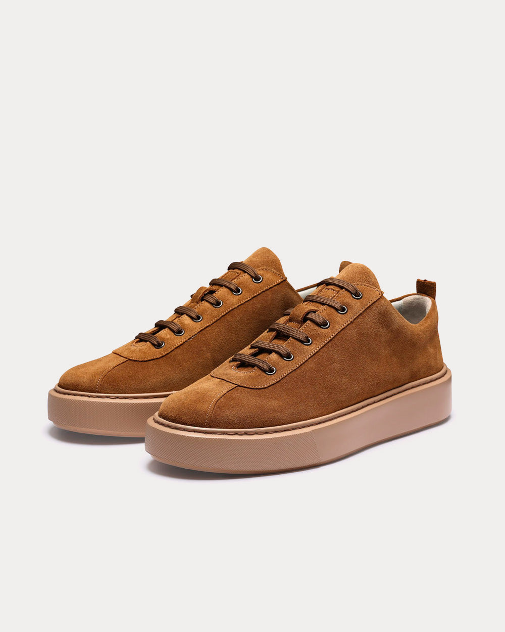 Grenson Sneaker 30 Burnished Suede Snuff Low Top Sneakers - 3