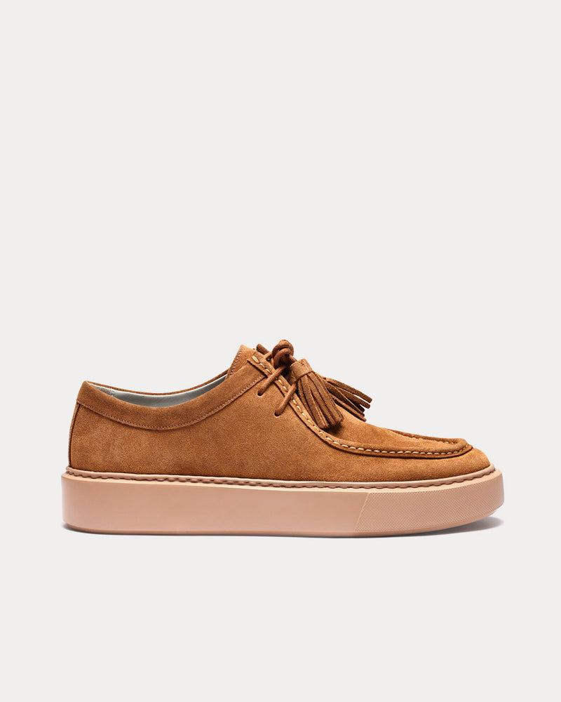 Grenson Sneaker 41 Burnished Suede Snuff Low Top Sneakers - 1