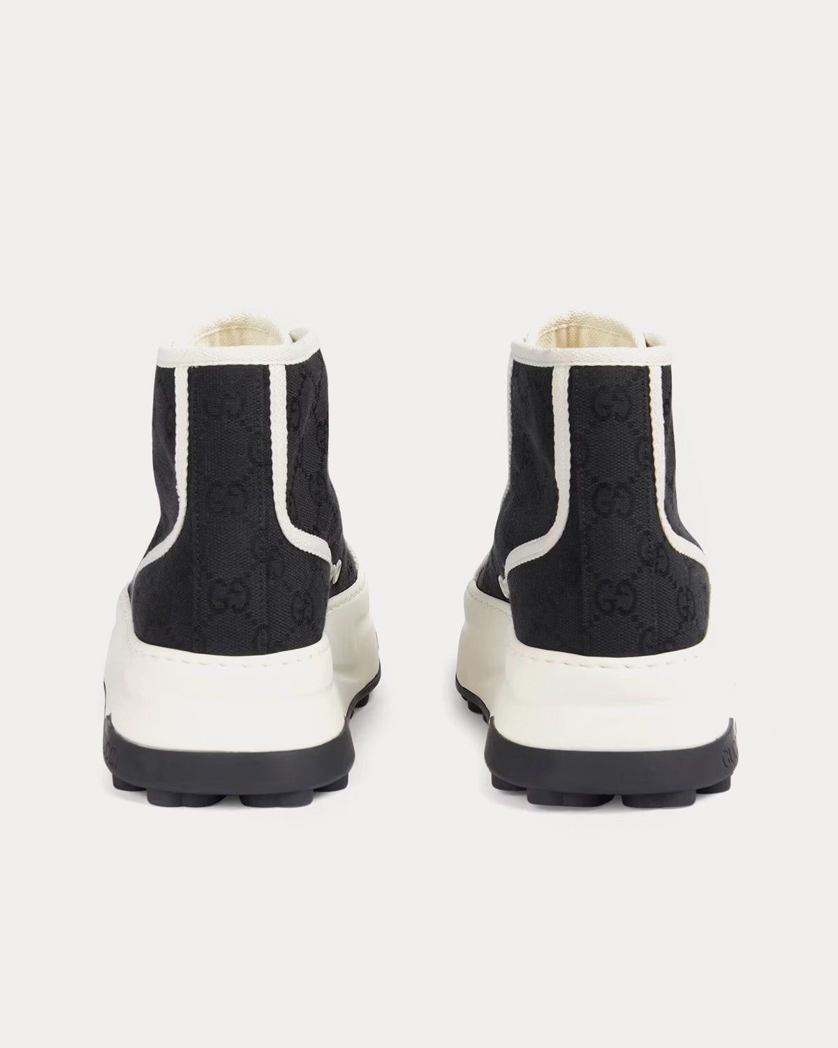 Gucci GG Original Canvas Black High Top Sneakers - 4