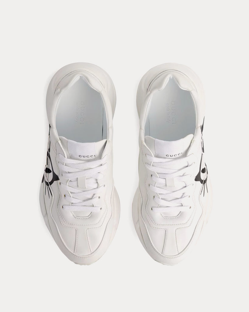 Gucci Rhyton Cat Eyes White Low Top Sneakers - Sneak in Peace