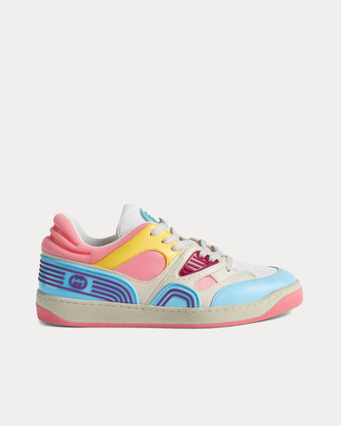 Gucci Basket Light Blue Demetra Low Top Sneakers