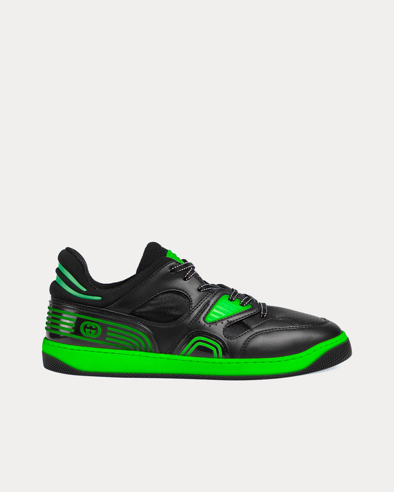 Gucci GG Basket 'Glow in the Dark' Black Low Top Sneakers - 2