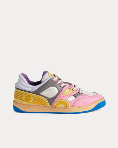 Gucci Basket Pink Demetra Low Top Sneakers