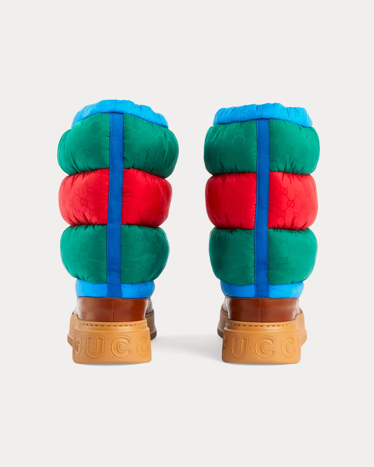 Gucci GG Nylon Green / Red / Blue / Brown Boots - 4