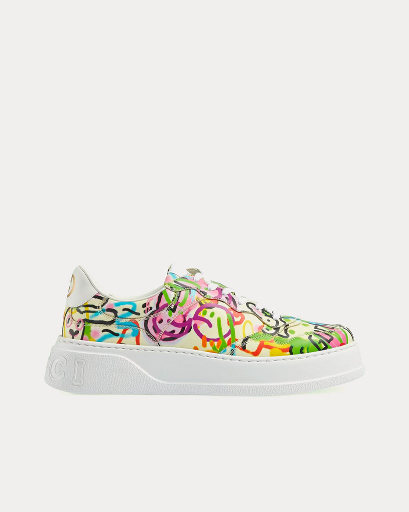 Sneakers High Top Men Graffiti  Sneakers Men High Top Platform