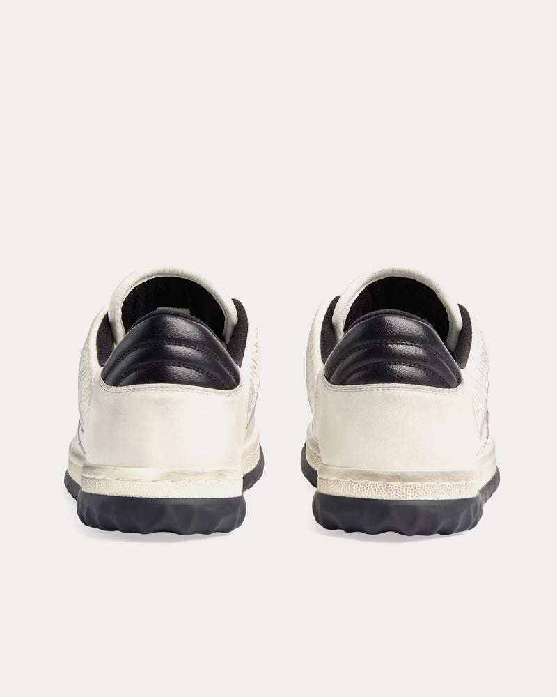 Gucci MAC80 Leather Off White / Black Low Top Sneakers - 4