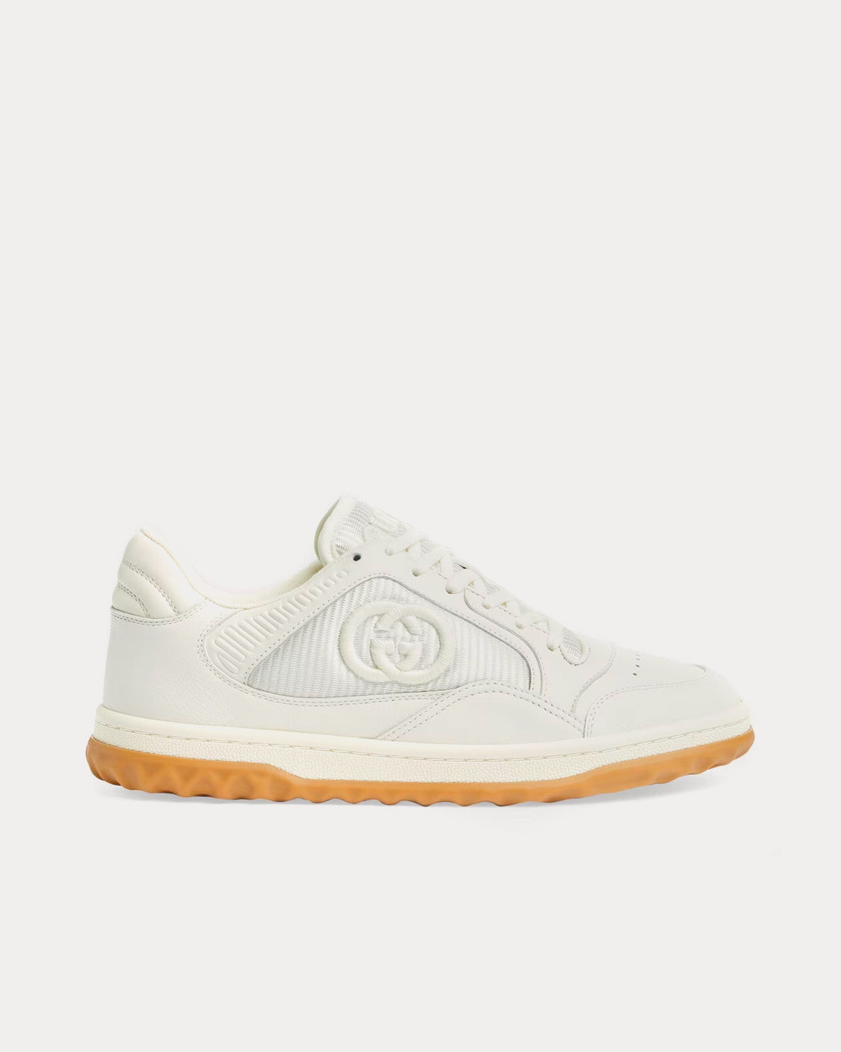 Gucci MAC80 Leather Off White Low Top Sneakers - 1