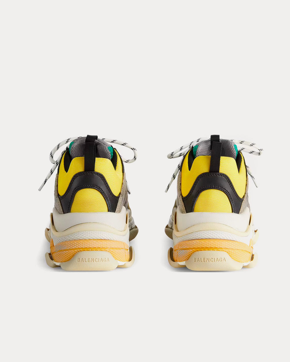 Balenciaga triple s yellow pink best sale