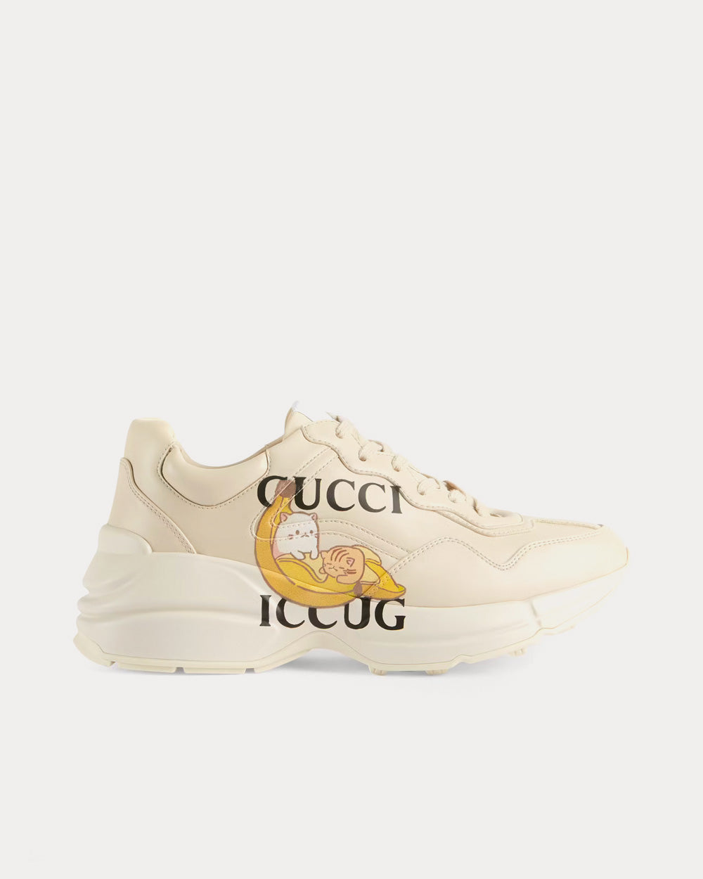 Gucci Rhyton Bananya Low Top Sneakers - 1