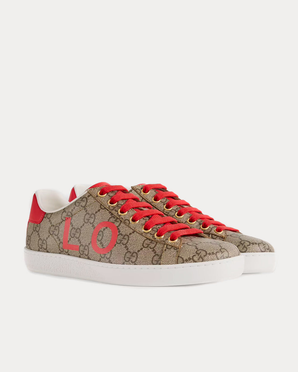 Gucci Ace Valentine Ace Beige / Ebony Low Top Sneakers - 3