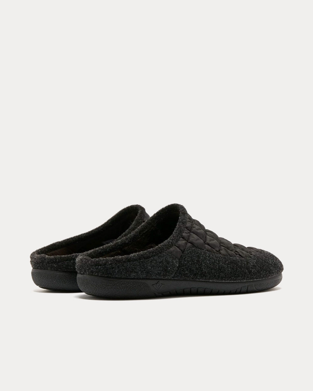 Gurus Room House Mule Black Slip Ons - 3