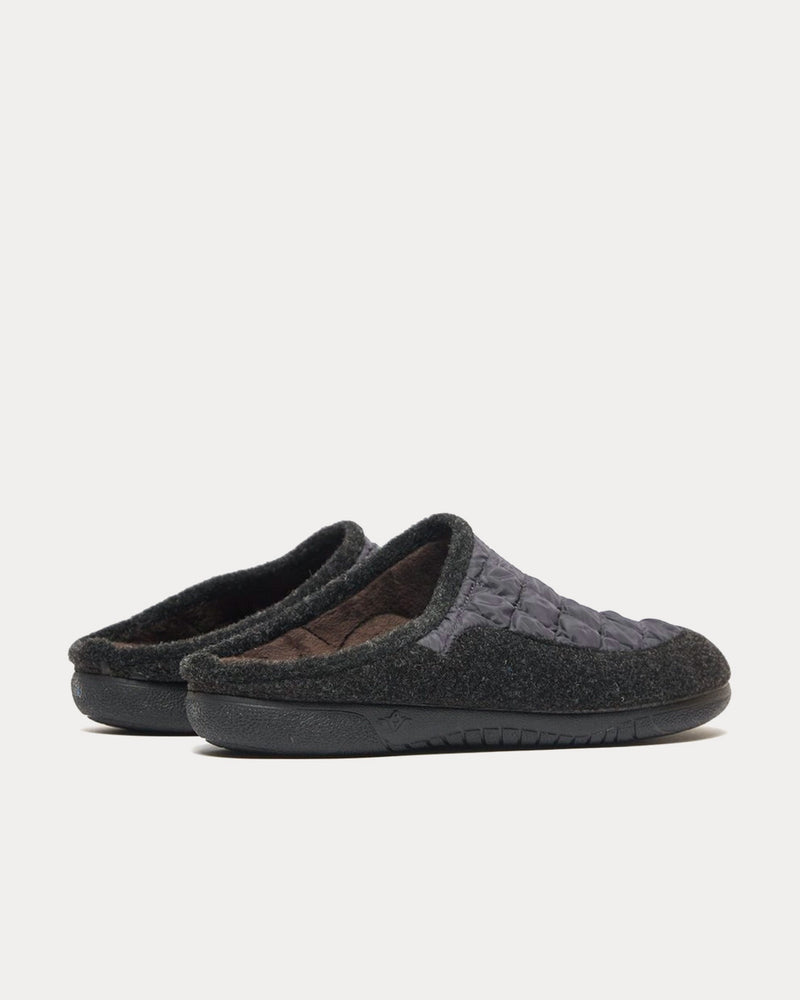 Gurus Room House Mule Grey Slip Ons - 4