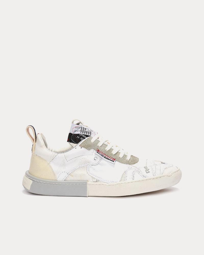 Helen Kirkum Palimpsest White Low Top Sneakers - 1