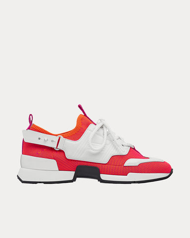 Hermès Athlete Orange Low Top Sneakers