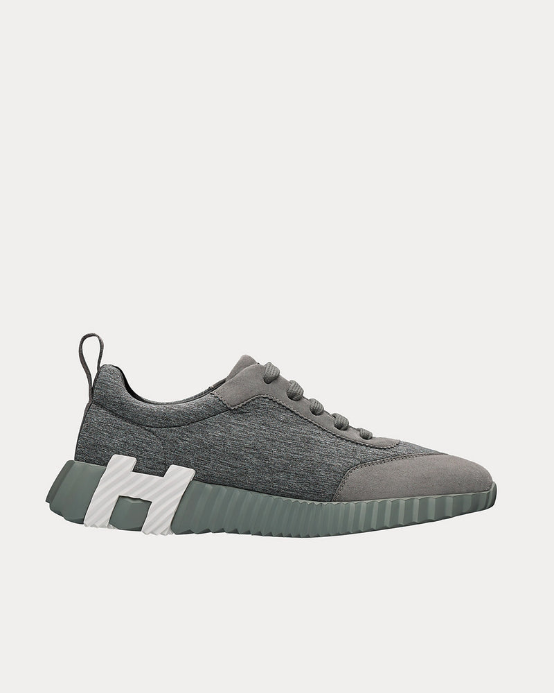 Hermès Bouncing Gris Osmium Low Top Sneakers - 1