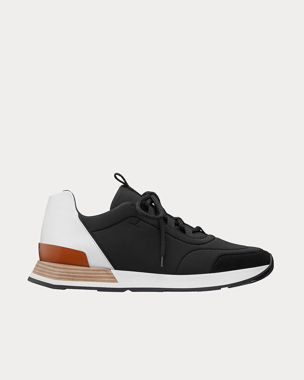 Hermès Buster Noir / Blanc Low Top Sneakers - 1