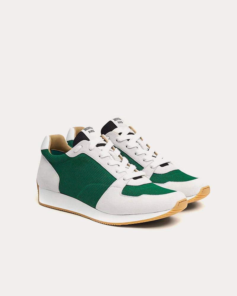 Hermès Escape Vert Sapin / Blanc / Noir Low Top Sneakers - 2