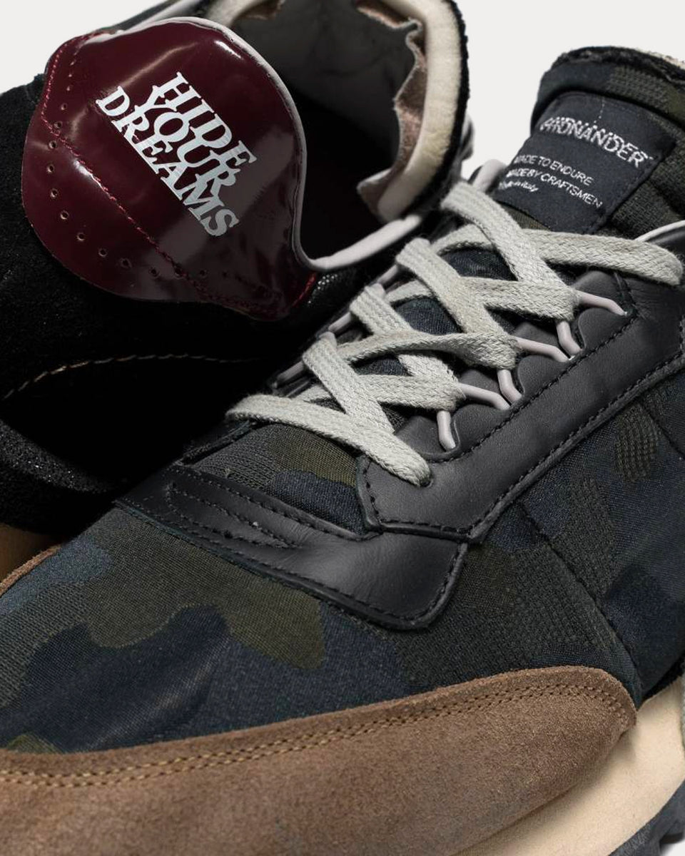 Hinander Tenkei Oak / Camo Low Top Sneakers - Sneak in Peace