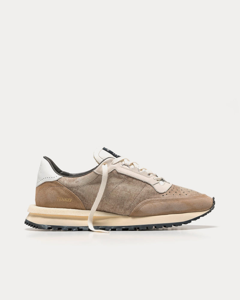 Hinander Tenkei Sand / Scratch Taupe Low Top Sneakers - 1